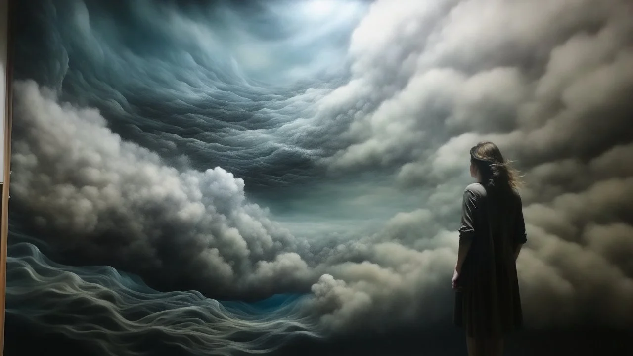 This is not just a backdrop, but a living, breathing entity converging on the canvas of our imagination."