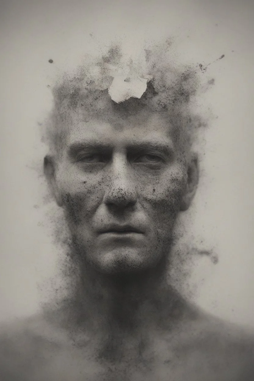 a blurry, distressing, haunting image of a fracturing mind