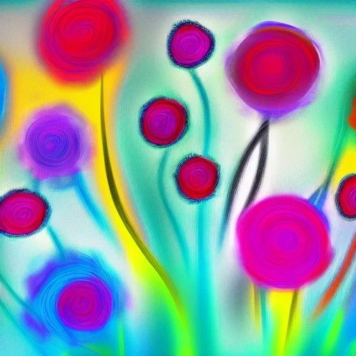 abstract flowers