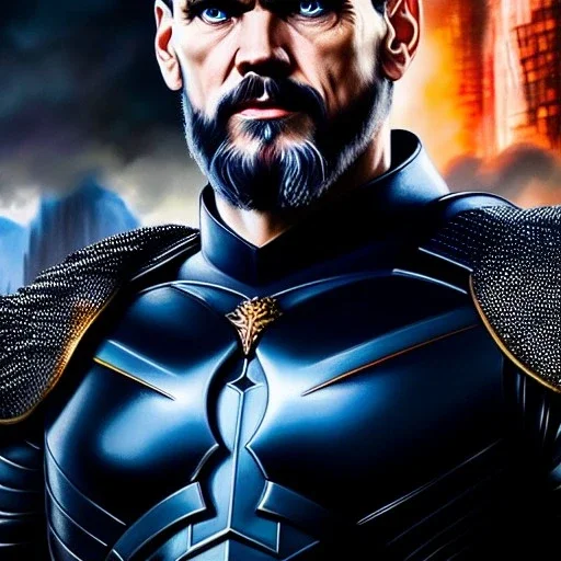 Ultra detailed fullbody Portrait in oil on canvas of General Zod (DC) with armor,intense stare,extremely detailed digital painting, extremely detailed face,crystal clear Big eyes, mystical colors ,perfectly centered image, perfect composition, rim light, beautiful lighting, 8k, stunning scene, raytracing, anatomically correct, in the style of robert e howard and Ken Kelley and Ohrai Noriyoshi and Simon Bisley and tomzj1