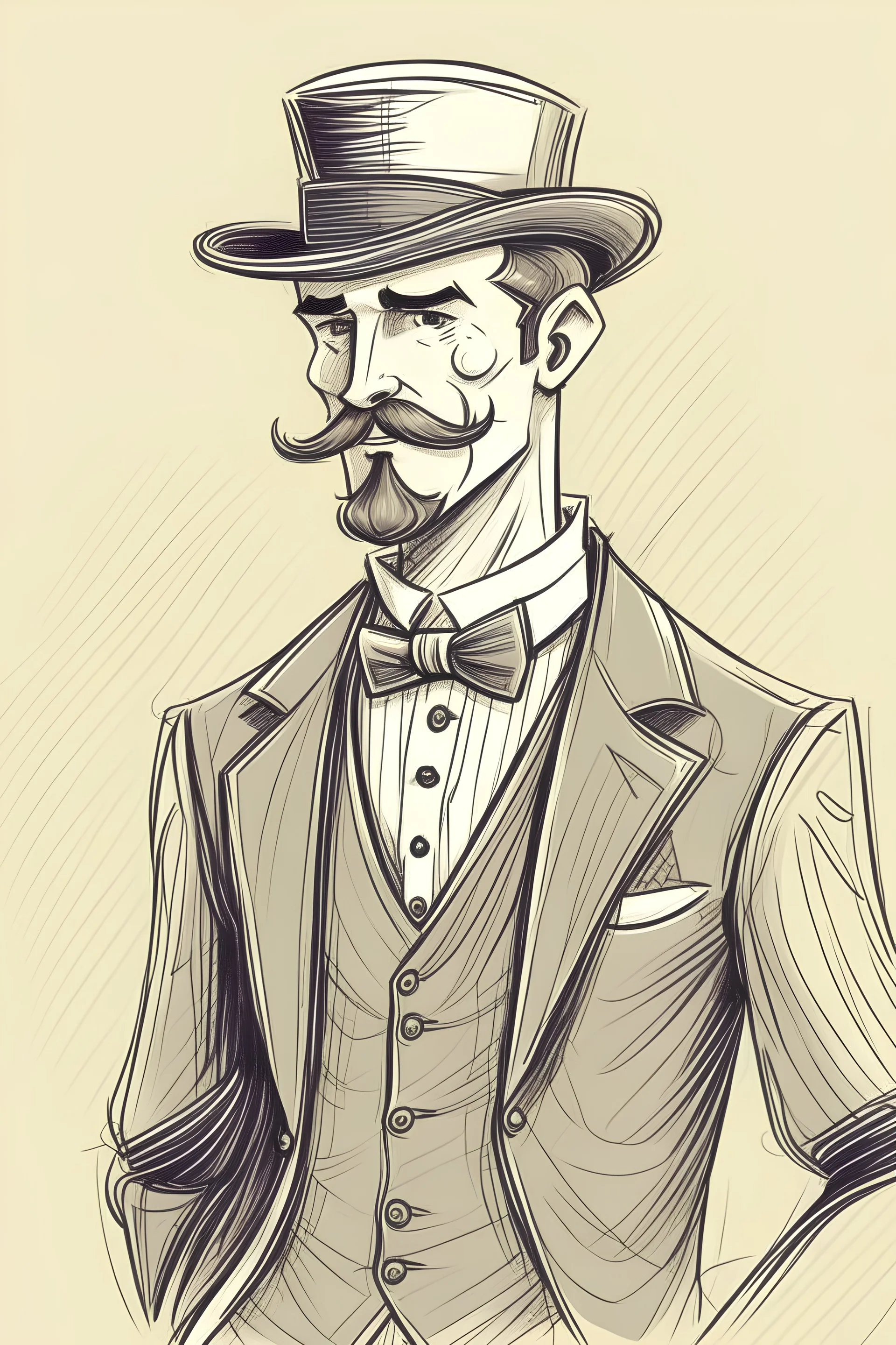 Draw a dapper dude