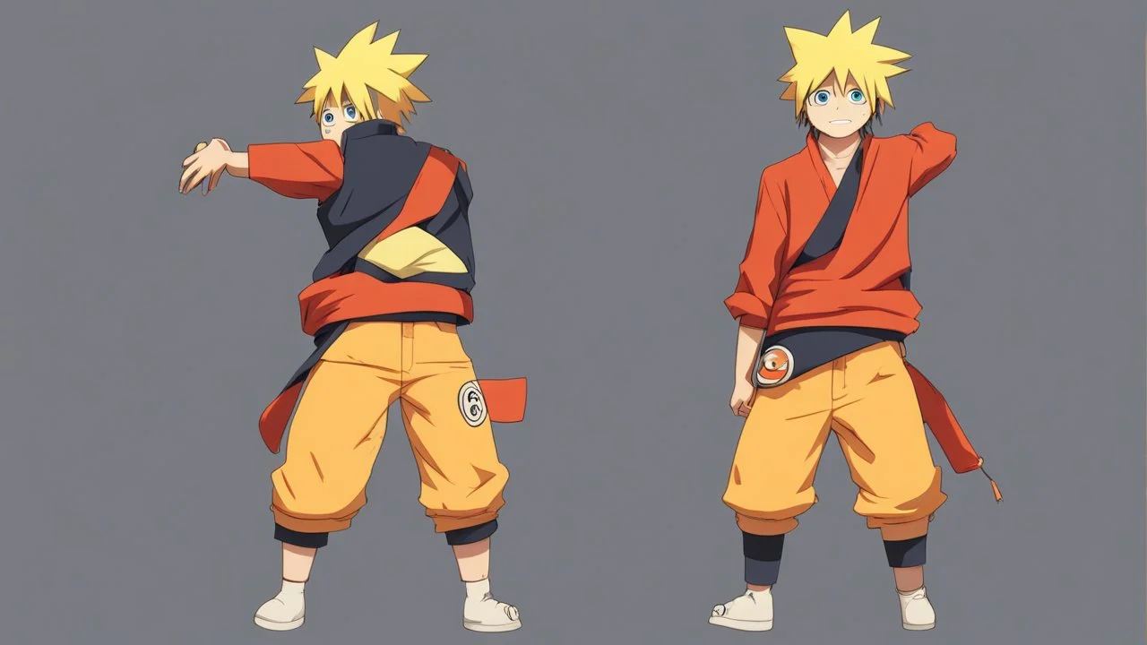 naruto in luffy outfit
