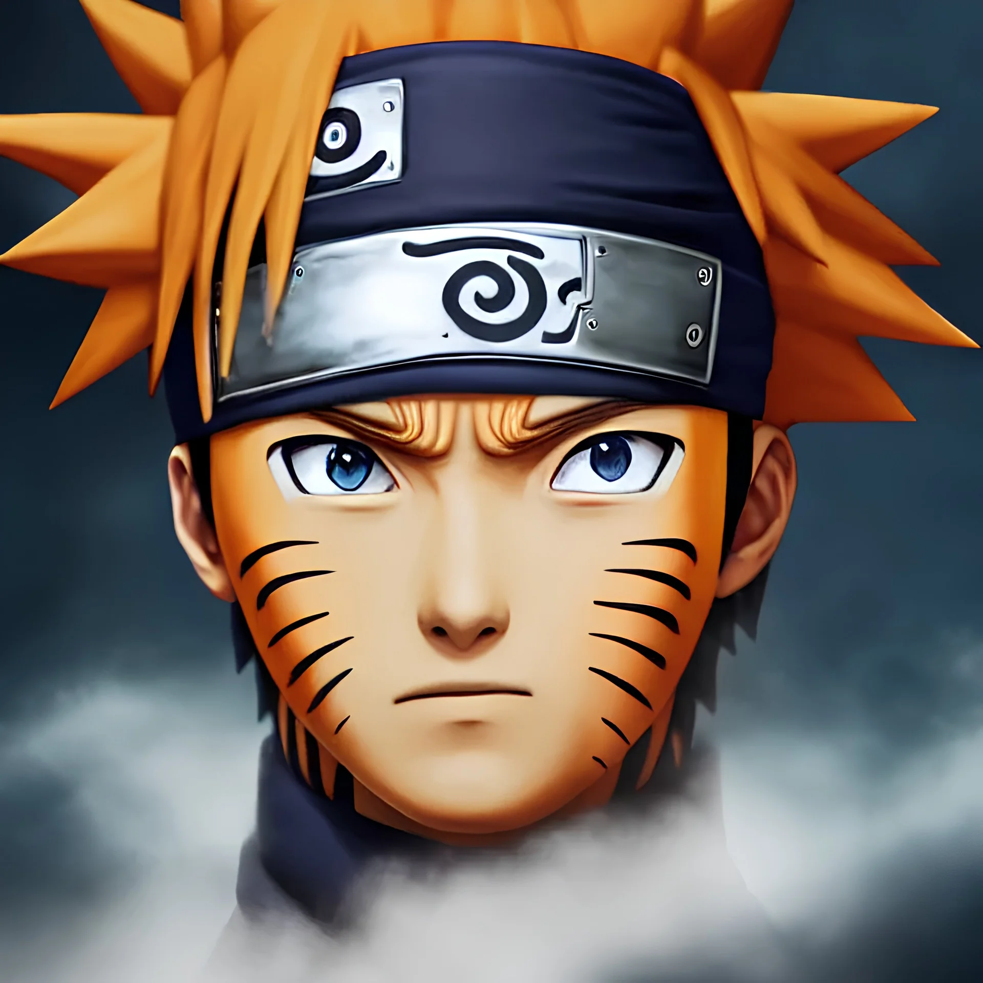  4k realistic Creative Naruto potrait