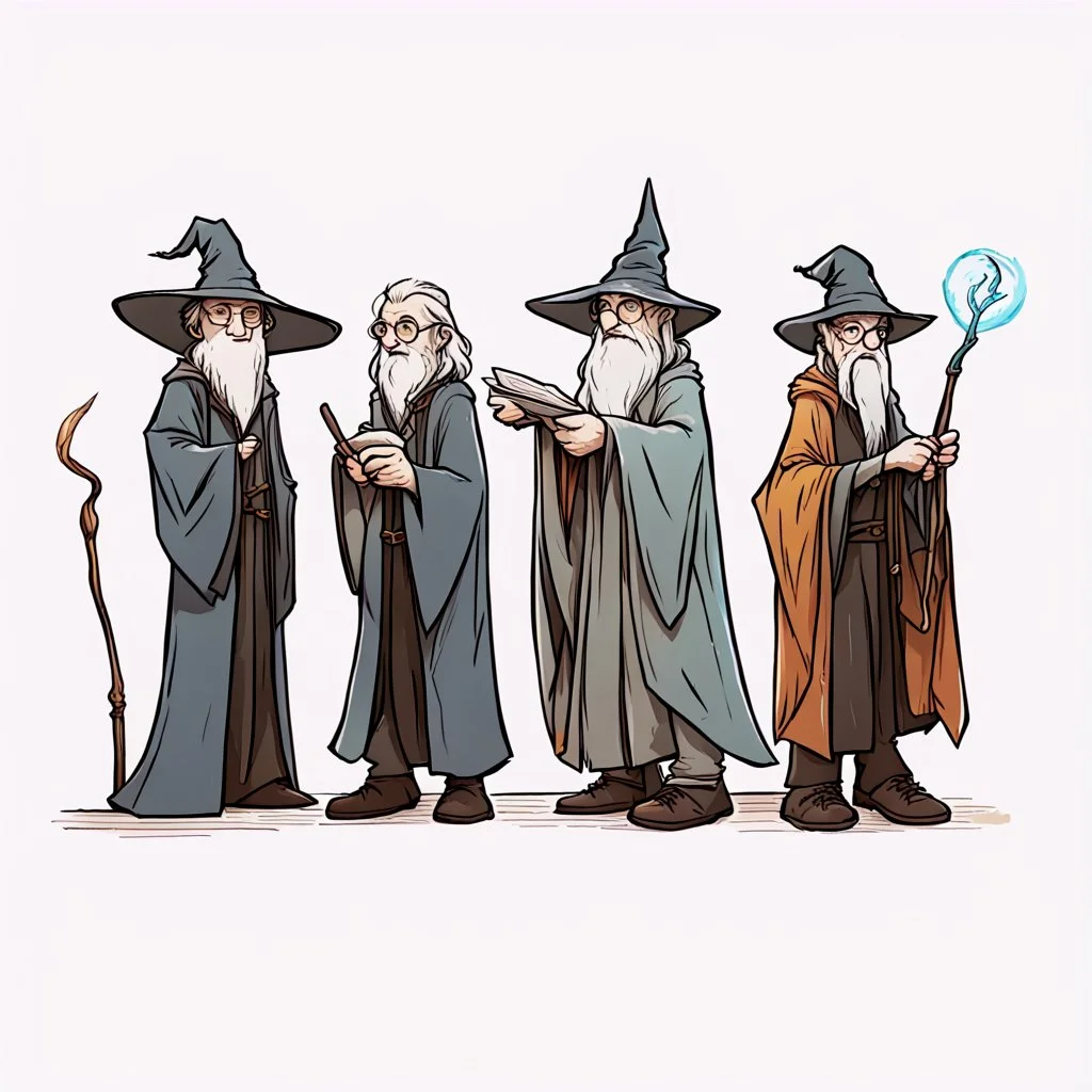 Harry Potter meets Gandalf and Spock