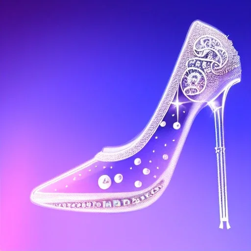 cinderellas high heel crystal glass shoes ,magical, snow, sharp, intricate ornate, elegant, highly detailed, transparent, artstation, concept art, smooth, sharp focus, illustration, 8k,epic fantasy, iridescent accents