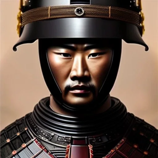 Ultra detailed fullbody Portrait in oil on canvas of medieval SAMURAI with armor,helmet,extremely detailed digital painting,ultrarealistic skin,intense stare, extremely detailed face, crystal clear eyes, mystical colors ,perfectly centered image, perfect composition, rim light, beautiful lighting,masterpiece ,8k, stunning scene, raytracing, anatomically correct, in the style of Simon Bisley and Ohrai Noriyoshi and robert e howard and Steve Jung and Wizyakuza and uncannyknack.