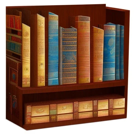 game texture beautiful wooden colorful bookshelves block close up