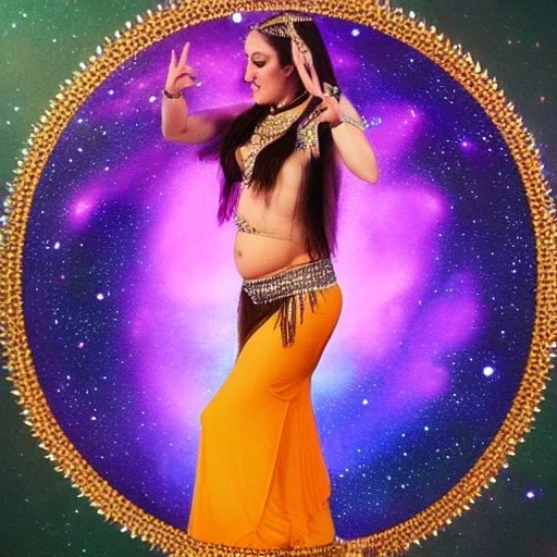 Galactic belly dancer