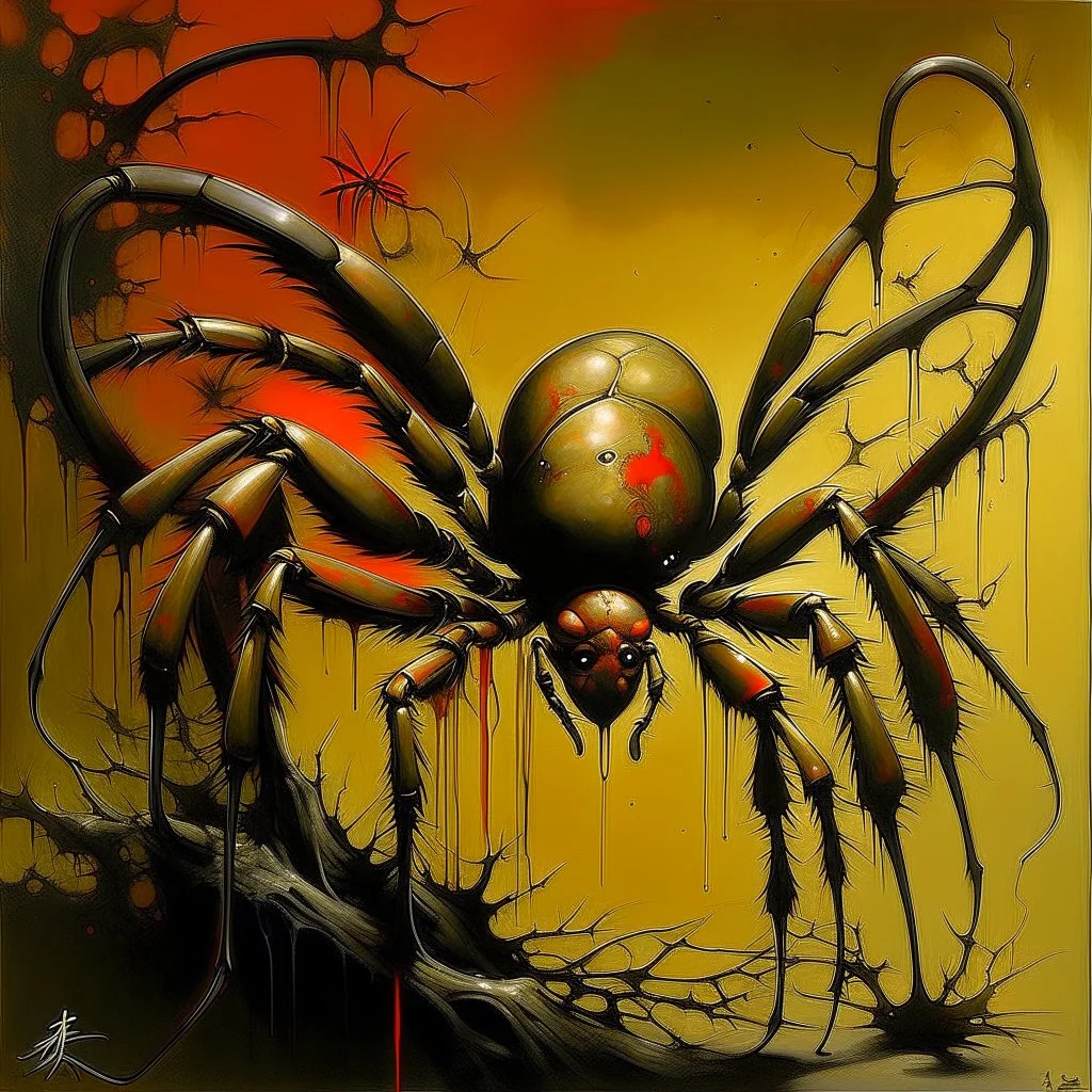 spider. Contemporary art