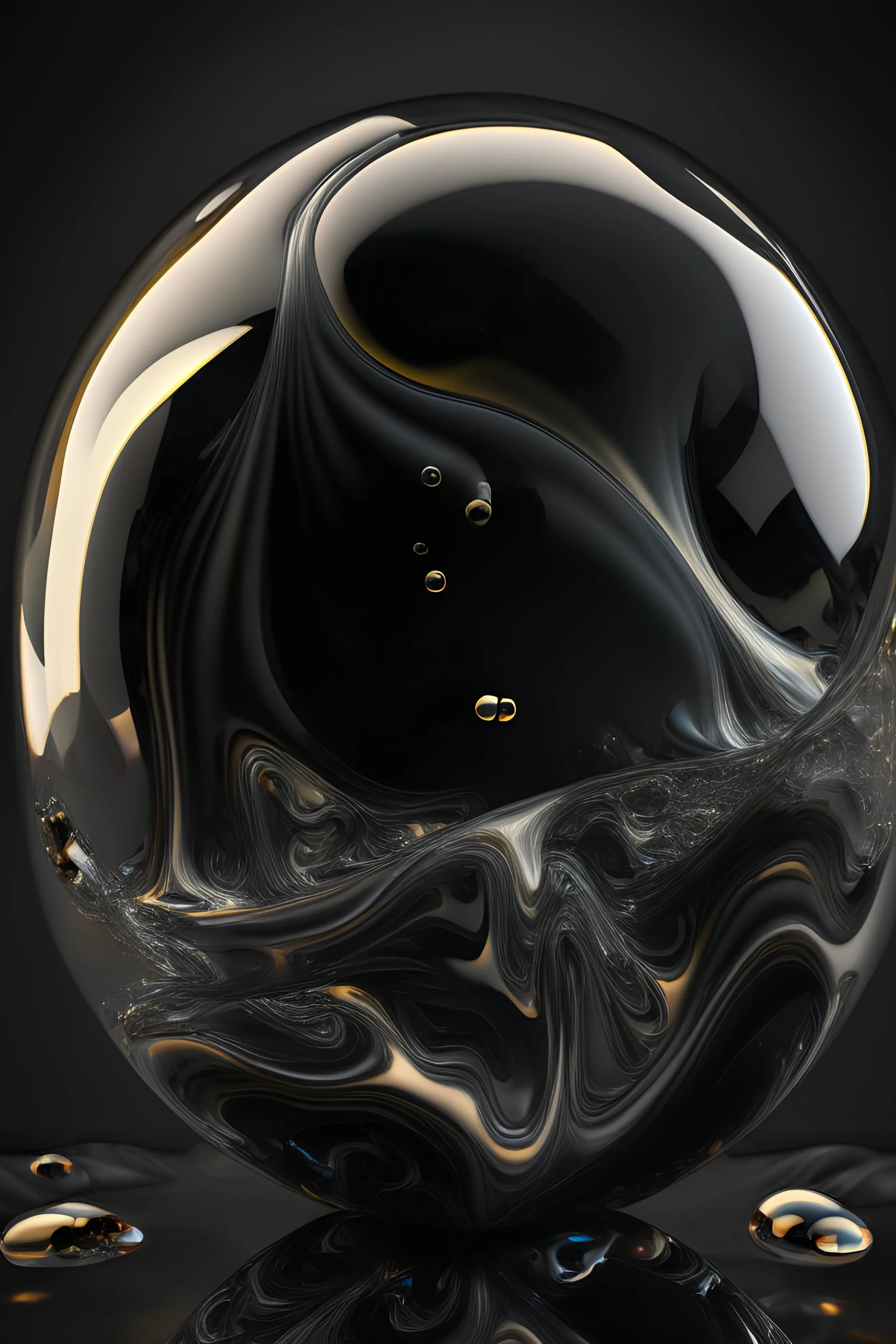 AI black art glass marble art realisticv2 surrealism 4k resolution