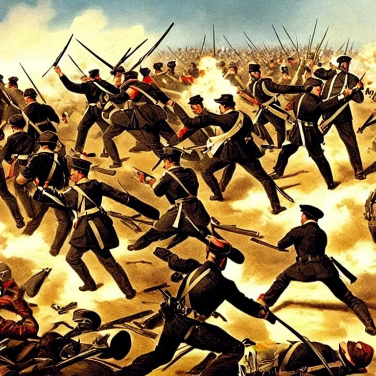 America civil war, epic, soldiers fighting