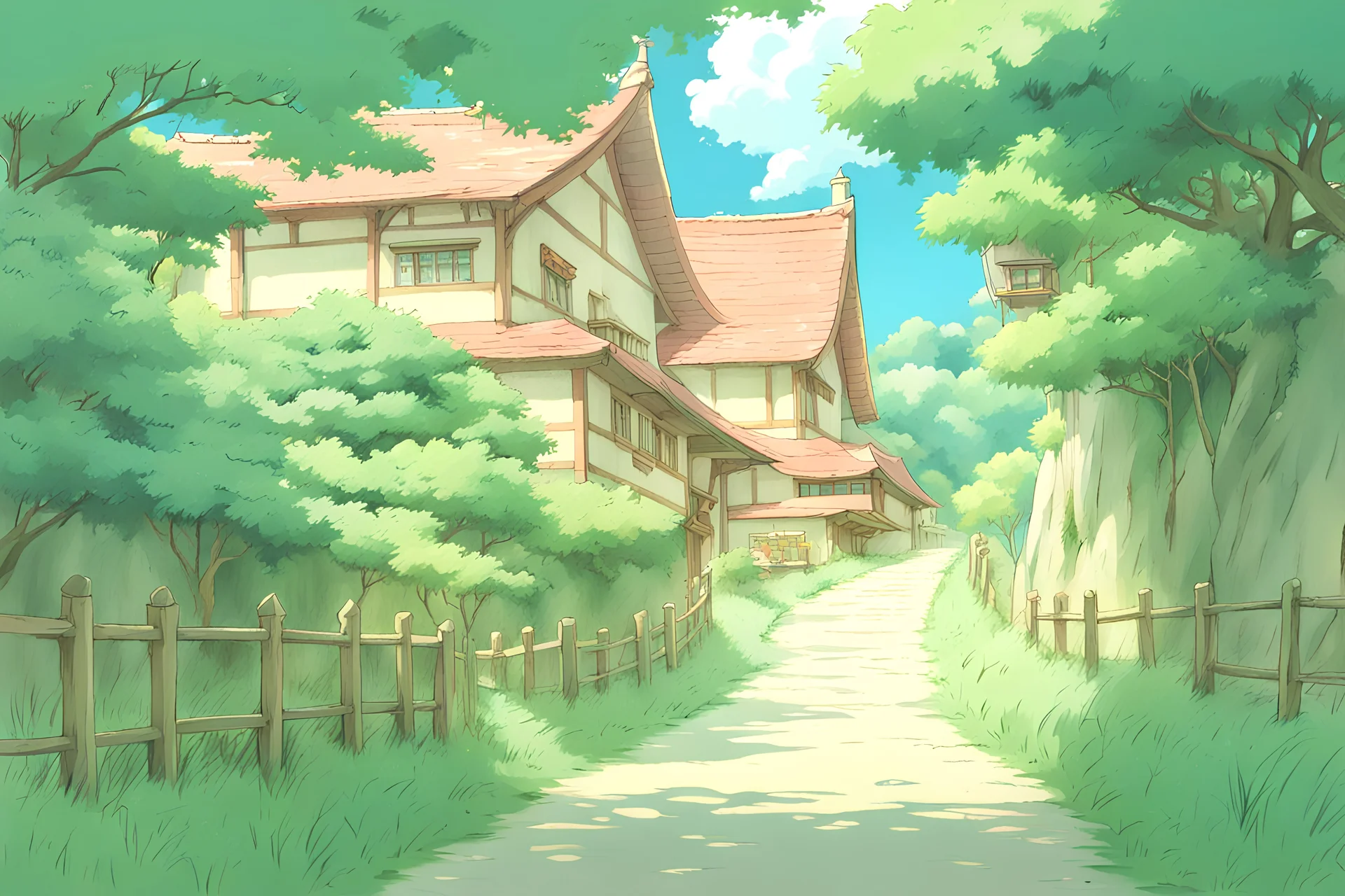 anime style, ghibli studio