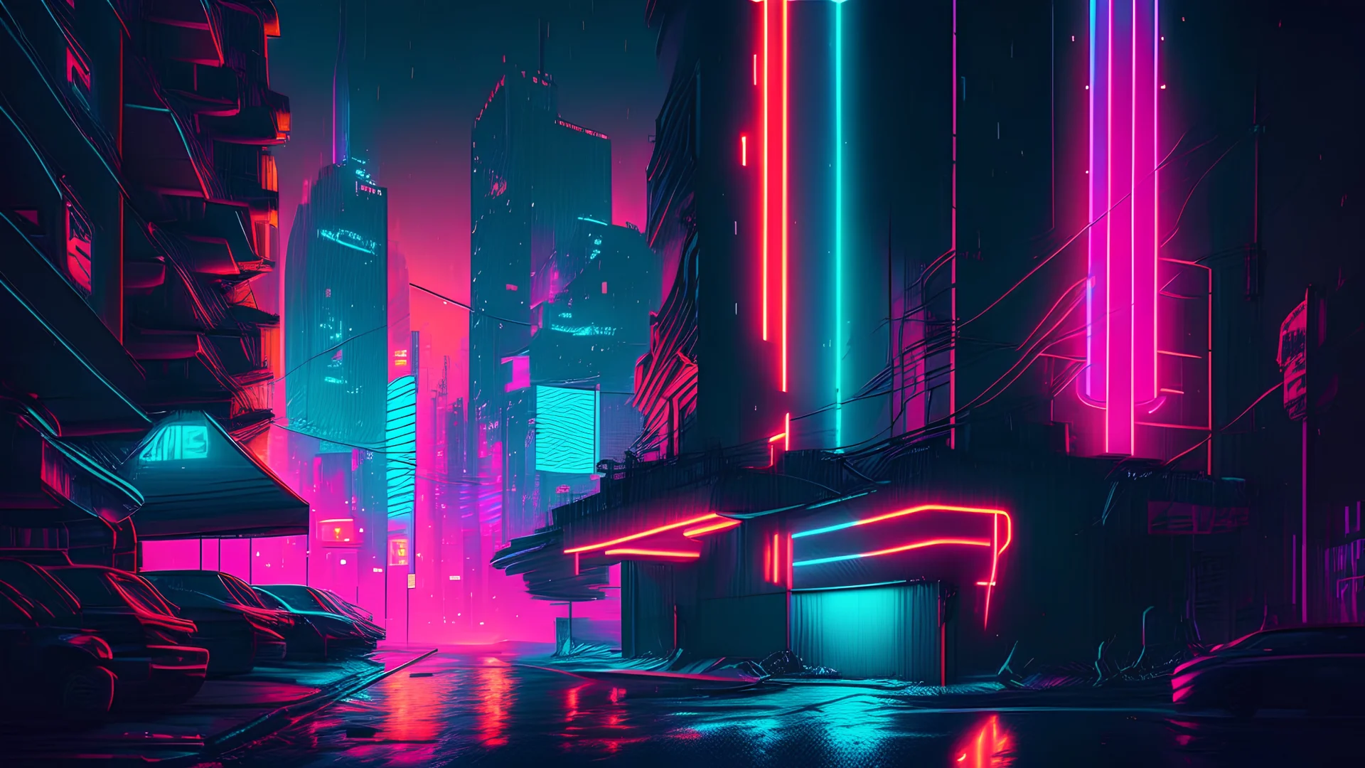 city neon