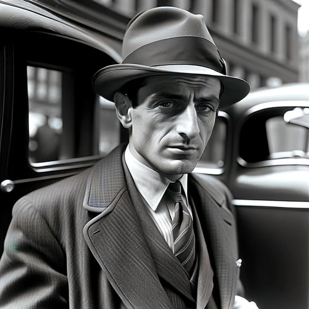 A 1920s chicago italian mafia gangster