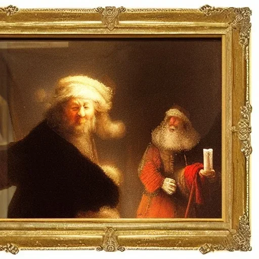 Rembrandt merry Christmas