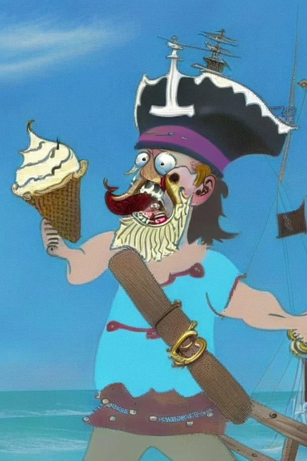 That was the ice cream pirate. Come on, people!