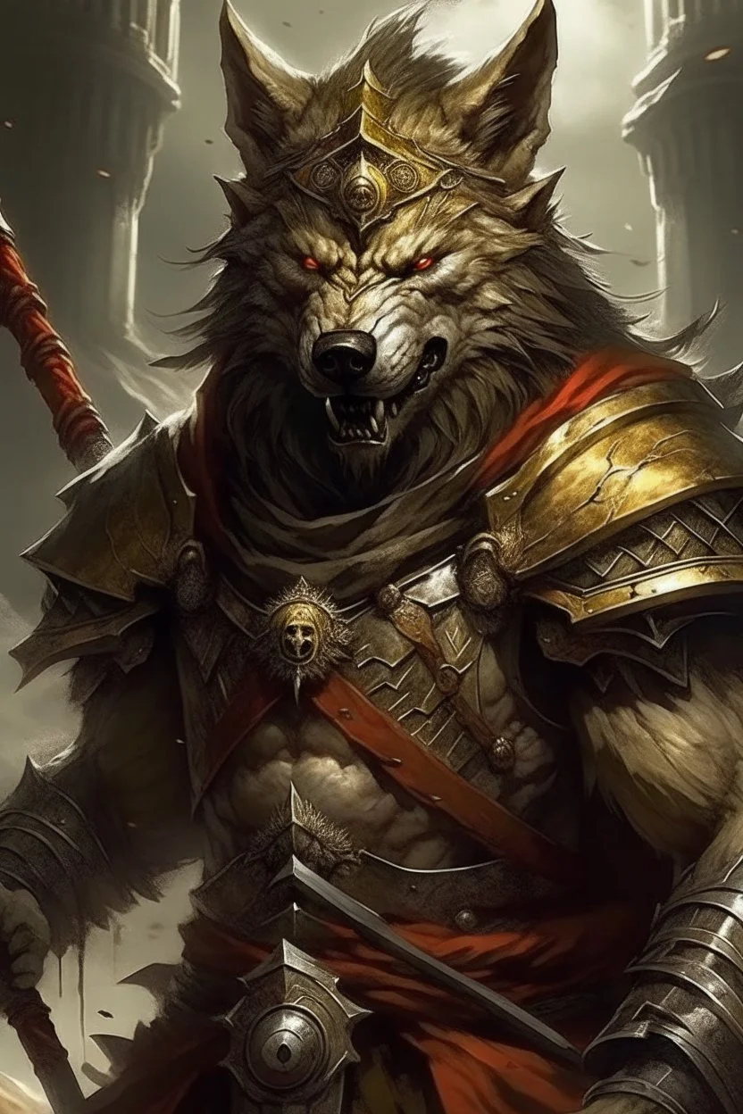 wolf god in war