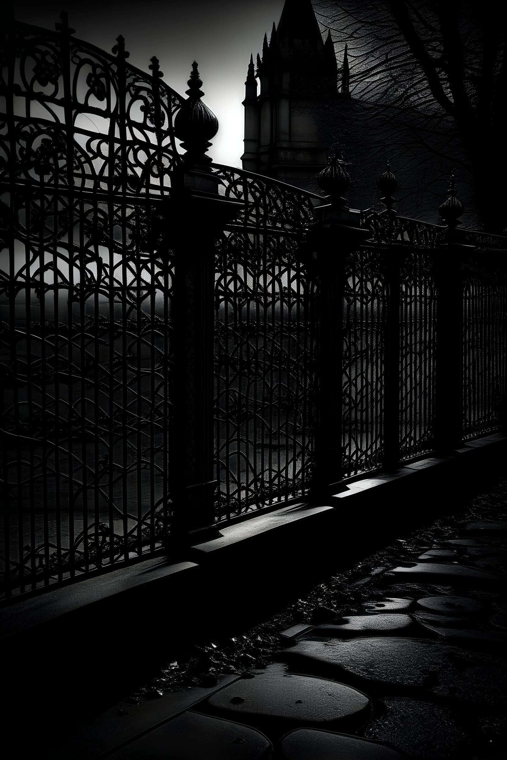 FENCE, gothic, darkness