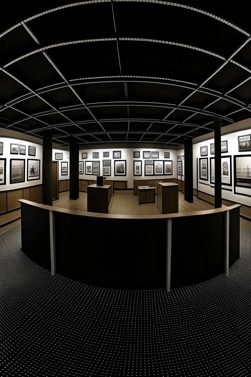 3D shot of the display area in the Representation Theatre