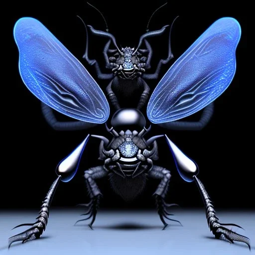 epic horrific wasted insect like creature in night with black shade, 8k resolution, ultra hyperdetailed, Unreal Engine 5, ultra colourful, very small details, realistic