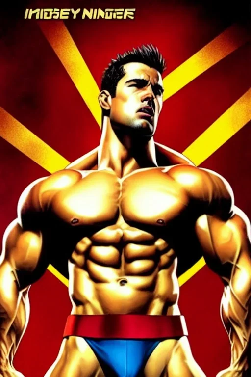 Ignore NSFW, teenager young rugged attractive slightly muscular fantastic handsome man, red briefs with yellow belt, hairy chest, (((visibly pisssing))) briefs, large erect visible boner peniss, photorealistic, artist Jay Anacleto