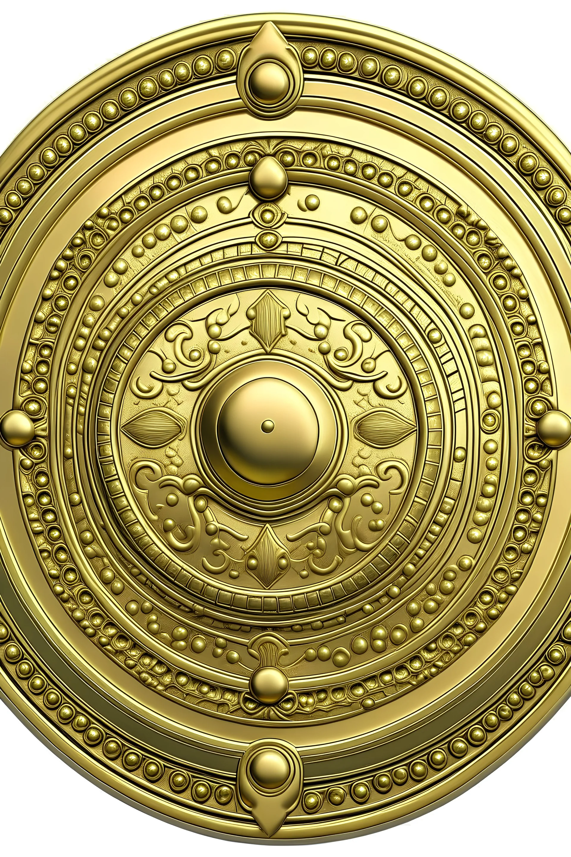 shield circle Gold king