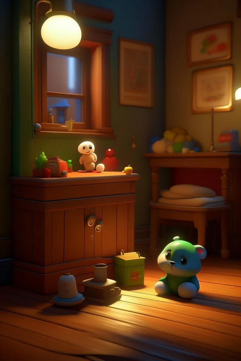 Cute Ormox,projected elements but also allowed to replicate related objects within the city,interact with versions of their real-world belongings or use tools to overcome challenges, fixed the routine as for various application, unreal engine, cozy indoor lighting, artstation, high detailed, digital painting, cinematic, character design by mark ryden and pixar and hayao miyazaki, unreal 5, daz, hyperrealistic, octane render