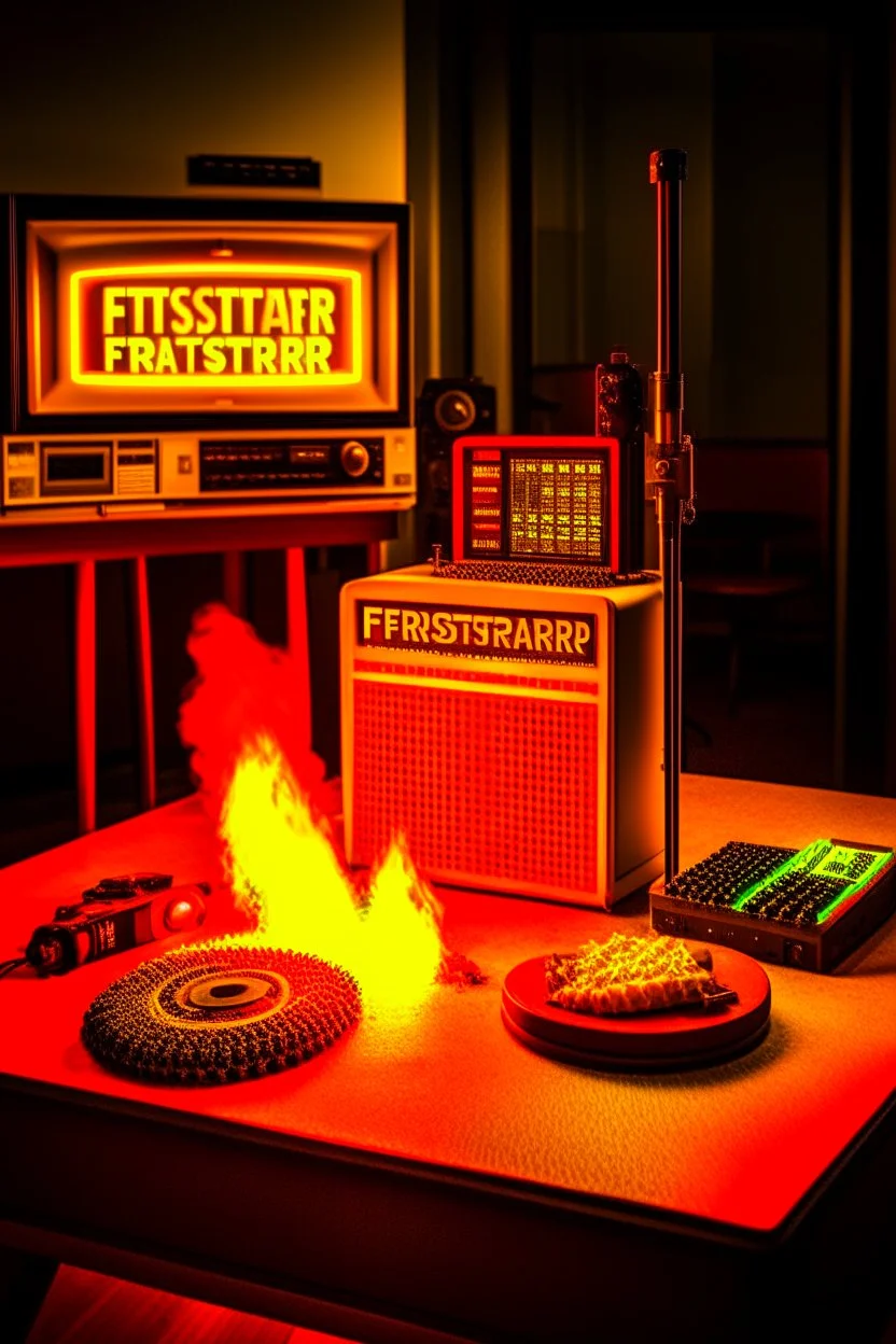 Firestarter studio de radio