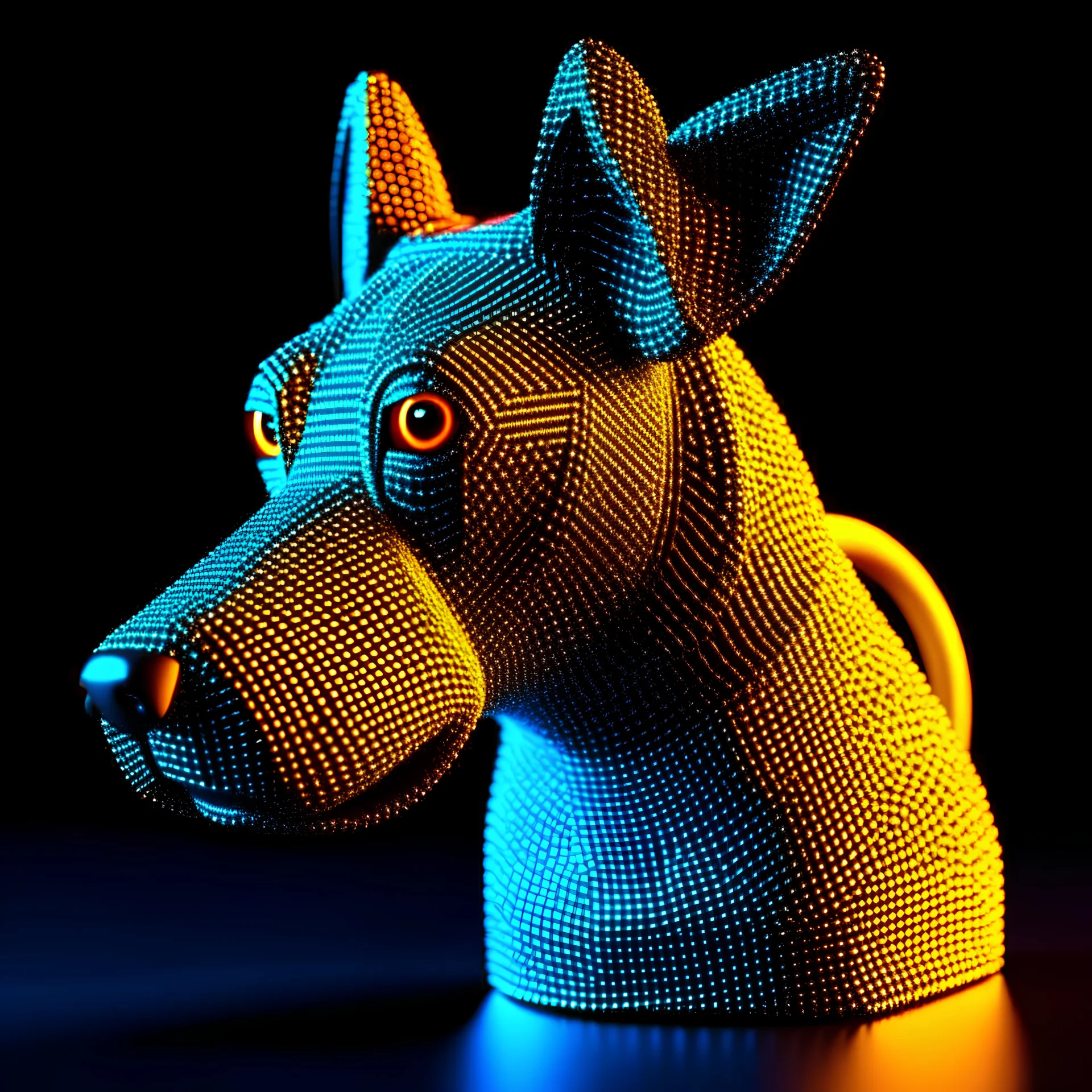 Dog cyber 3D