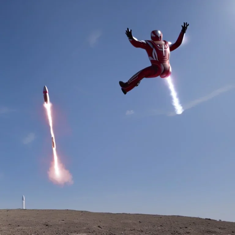 photo, rockets, elon musk jumping, jet packs, lasers