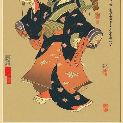  logos, Ukiyo-e japanese art