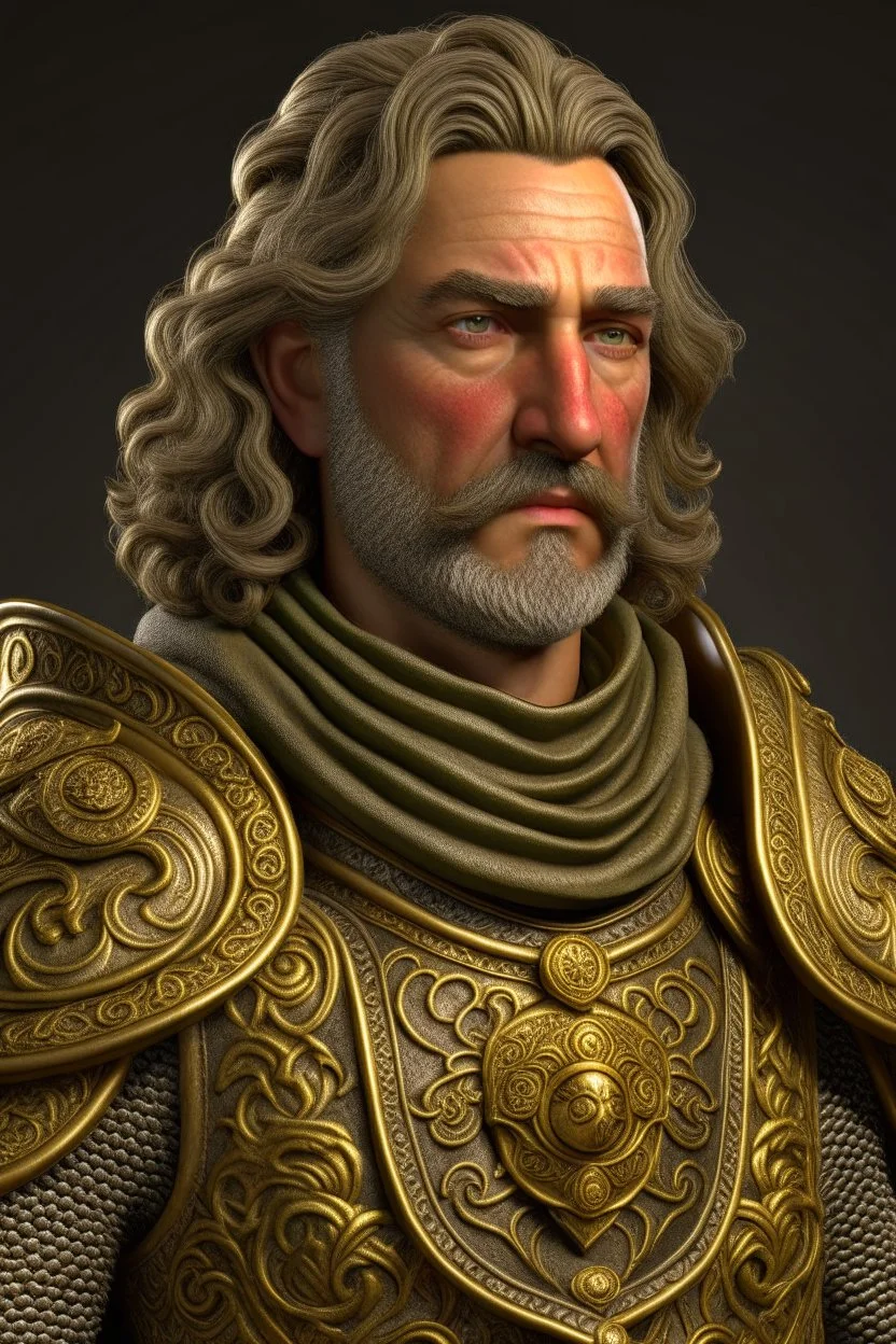 middleage photorealistic legendary hero paladin victorian