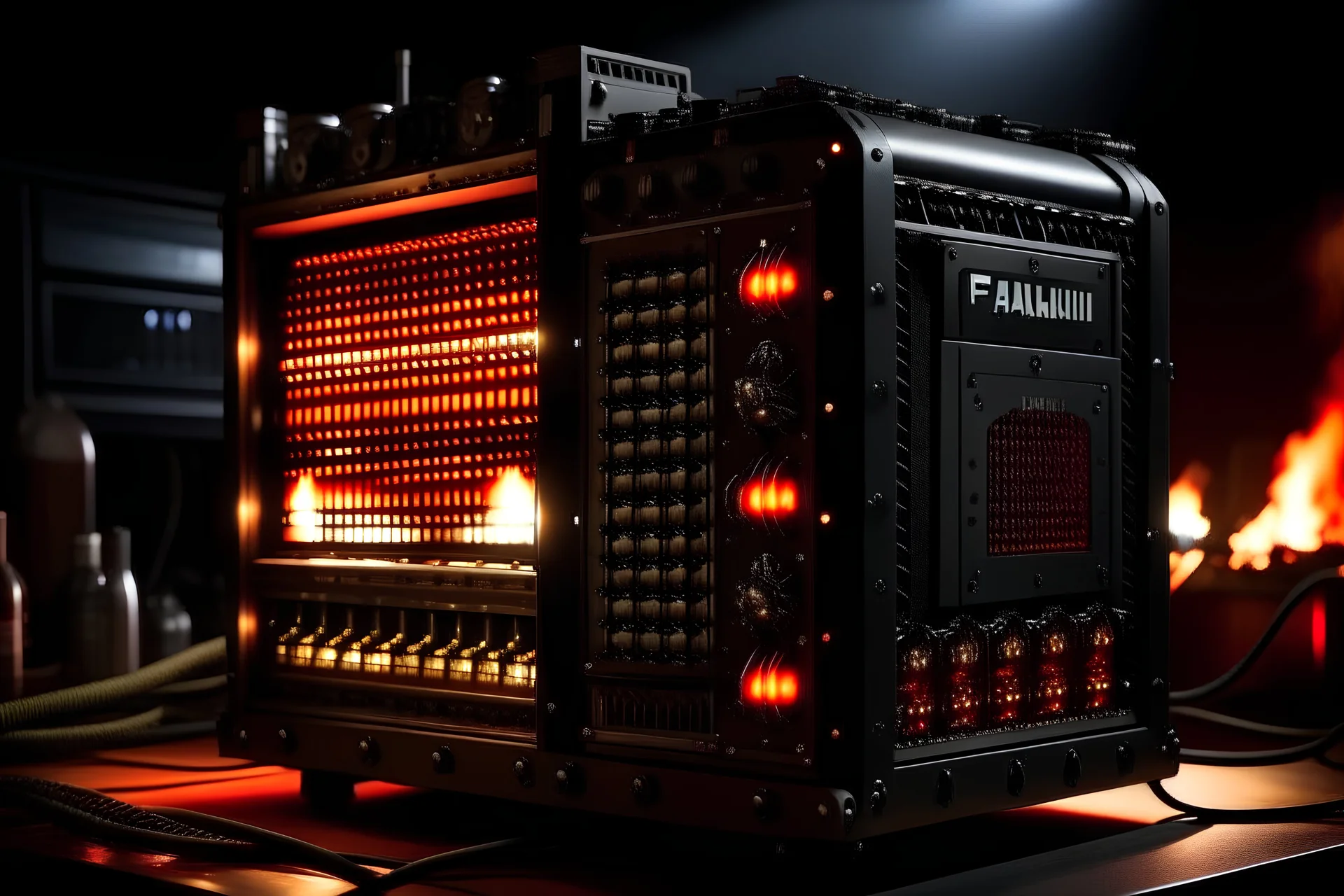 4k full details full lights firestarter radio rammstein