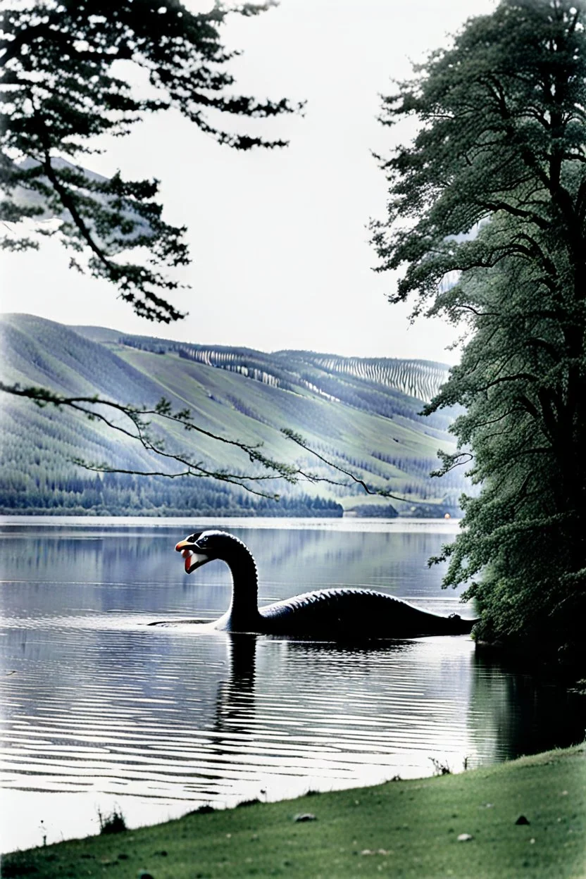 1970s Photograph of the Loch Ness Monster