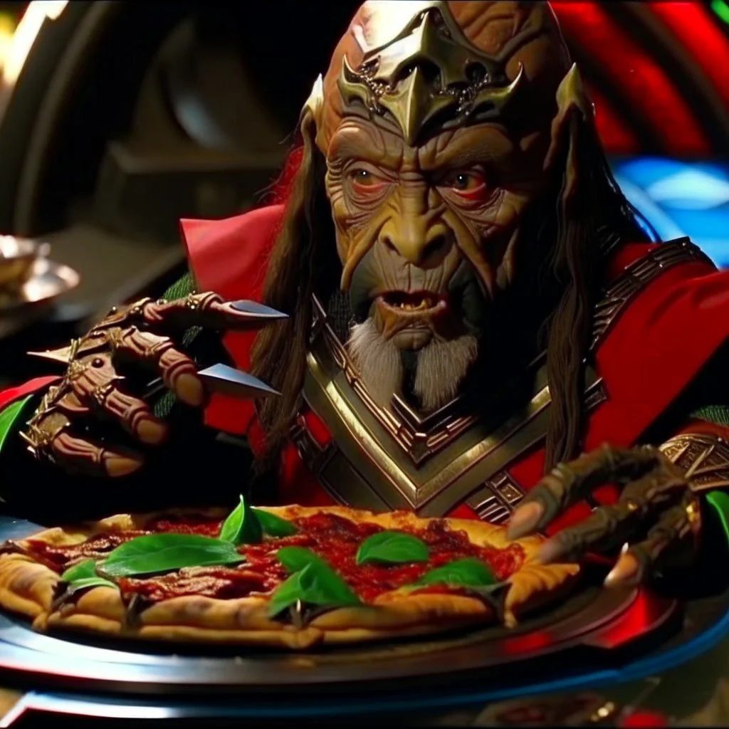 What are the toppings that Klingons put on their pizza?