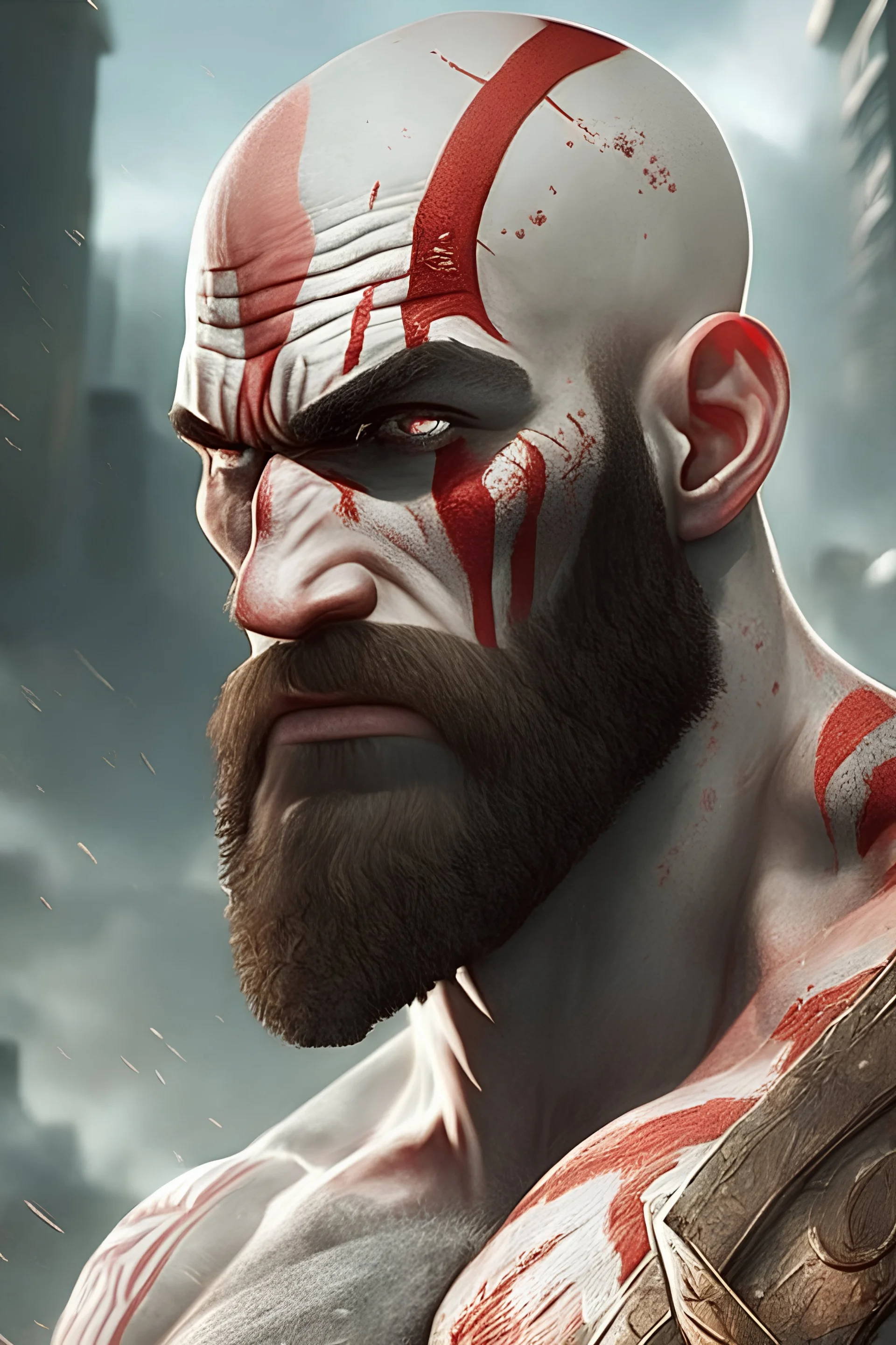 cg from gta Against Kratos