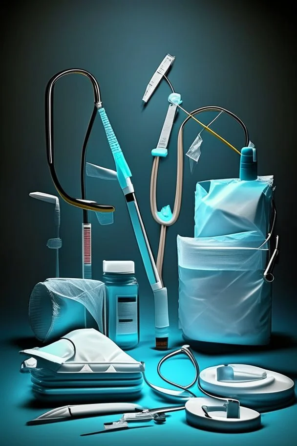 Specialty, nurse, job, medical equipment, lighting, needle, plaster, bandages, mask