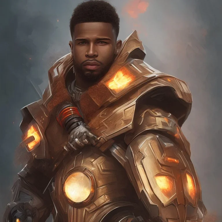 Fireboy as kilmonger, realistic, futuristic, heroic