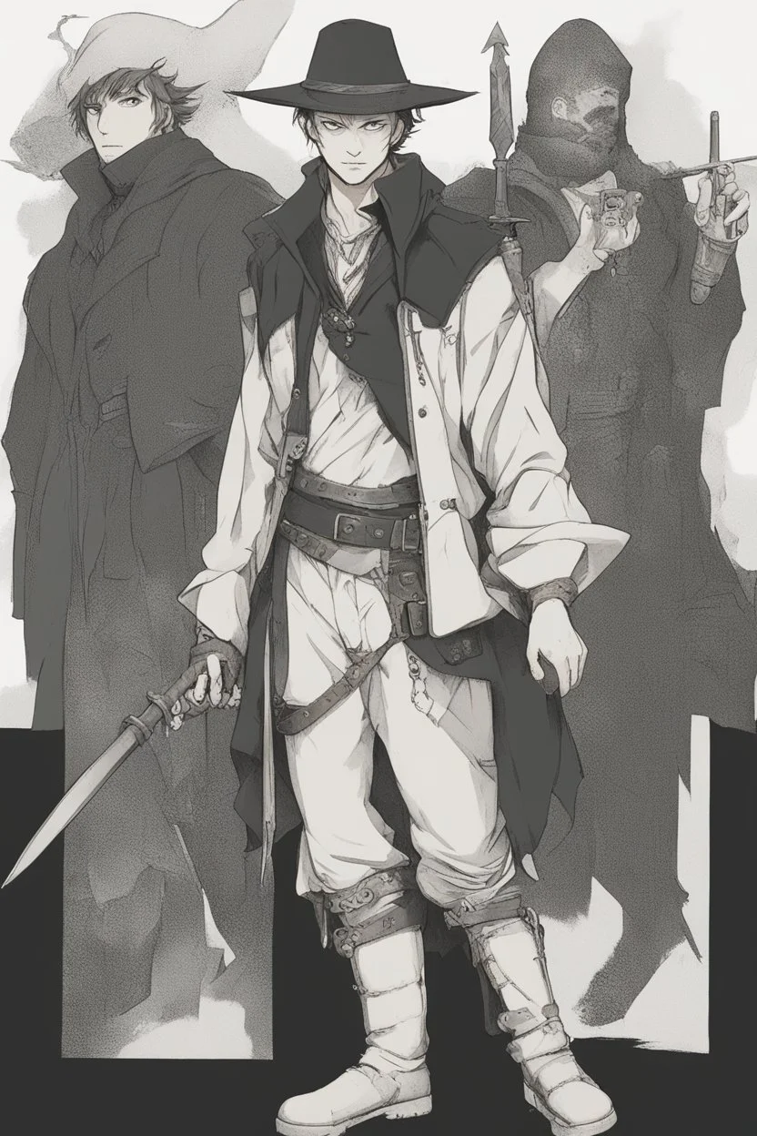 young witch hunter man