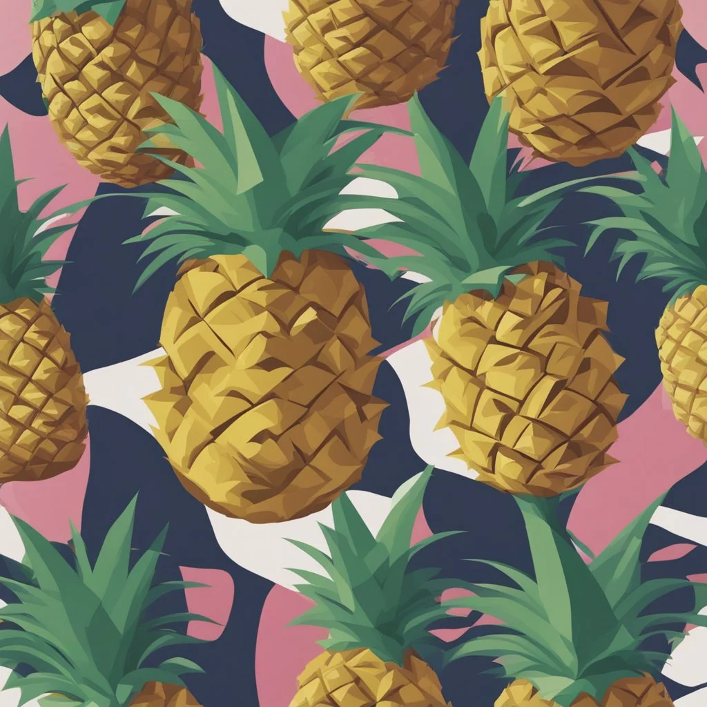 Abstract pineapple concept