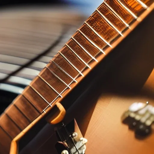 a guitar with one thousand strings