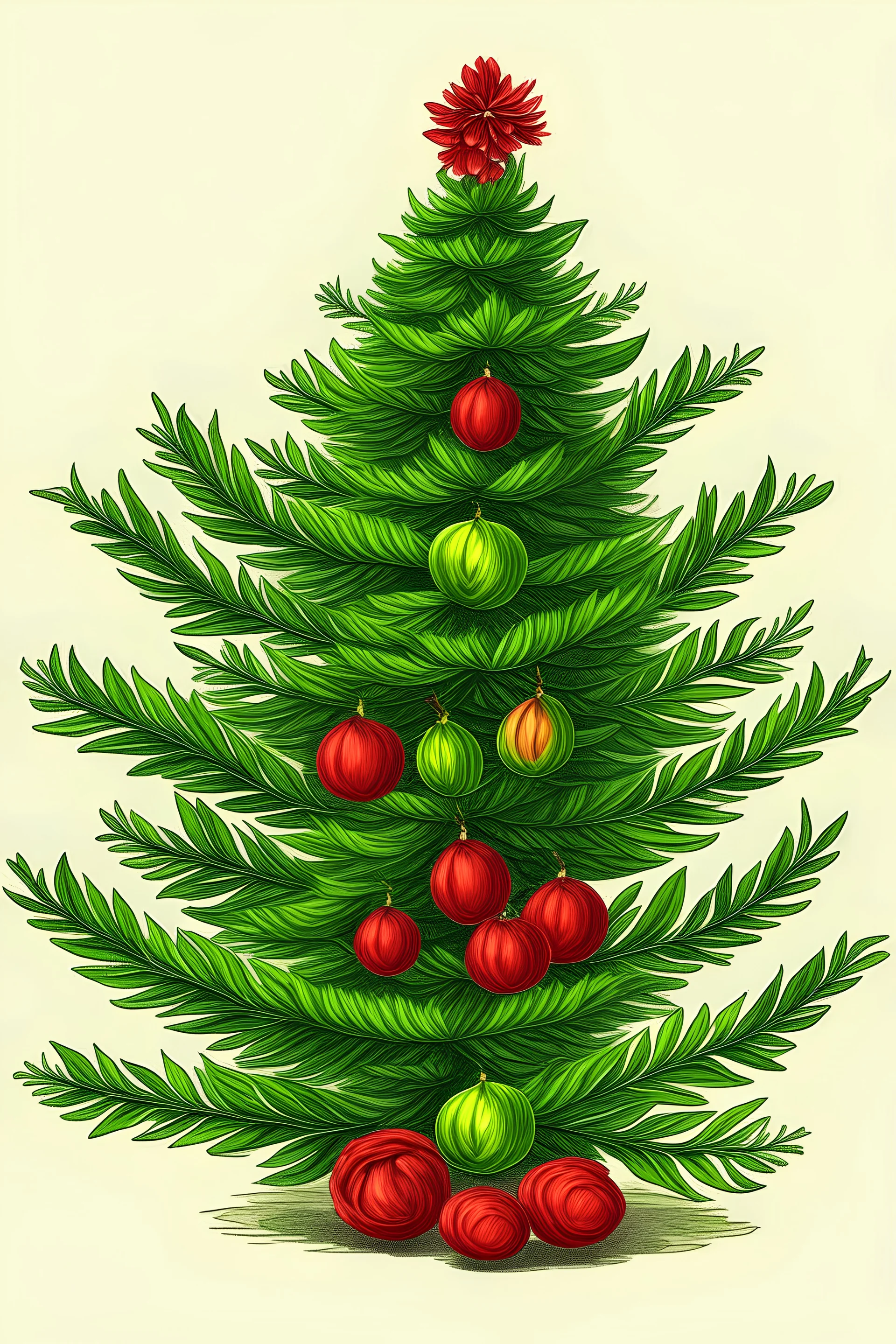 Navidad de Rosendo con pino de navidad