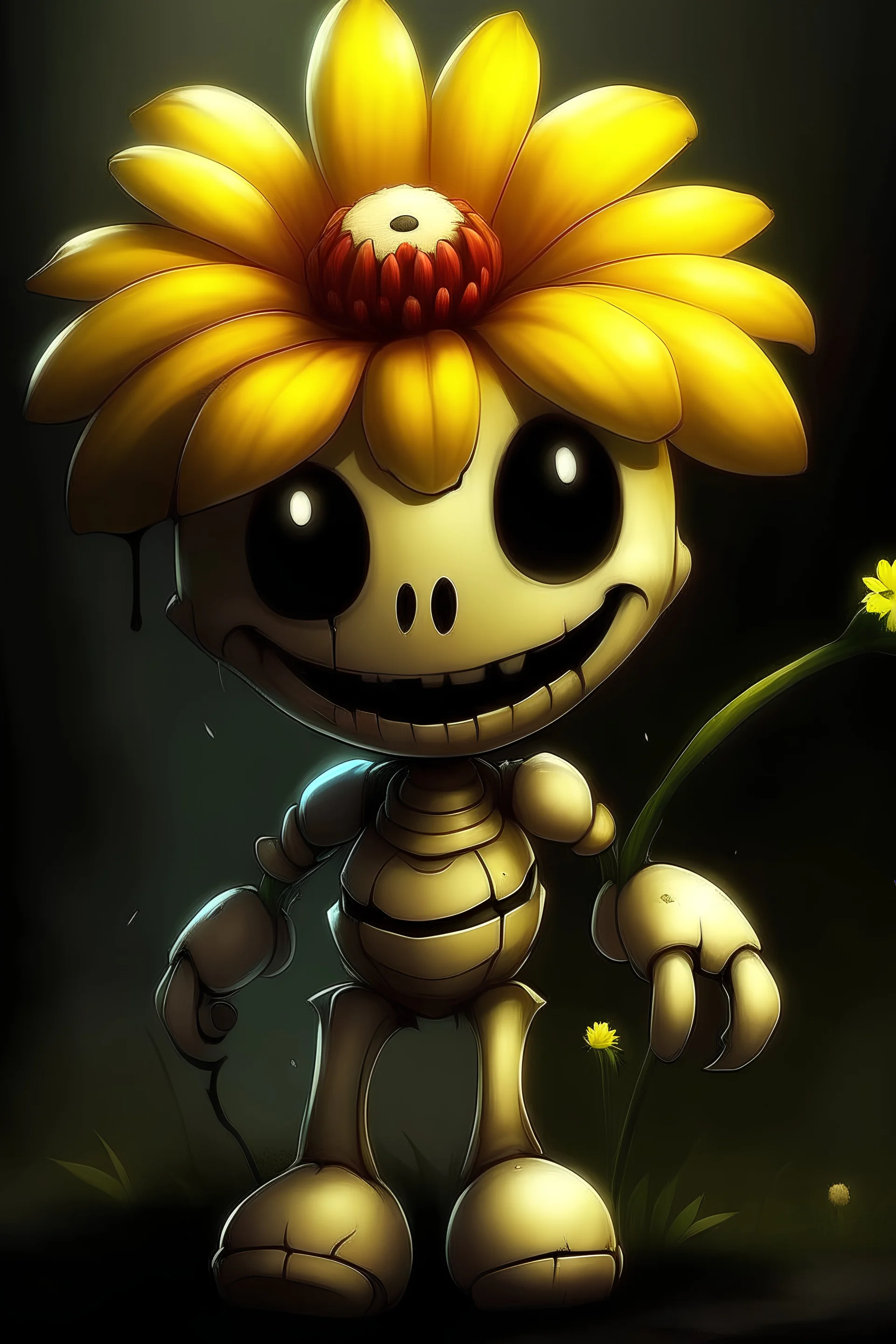 Realistic flowey