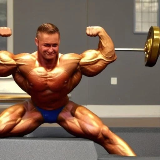 A gold strong muscle body