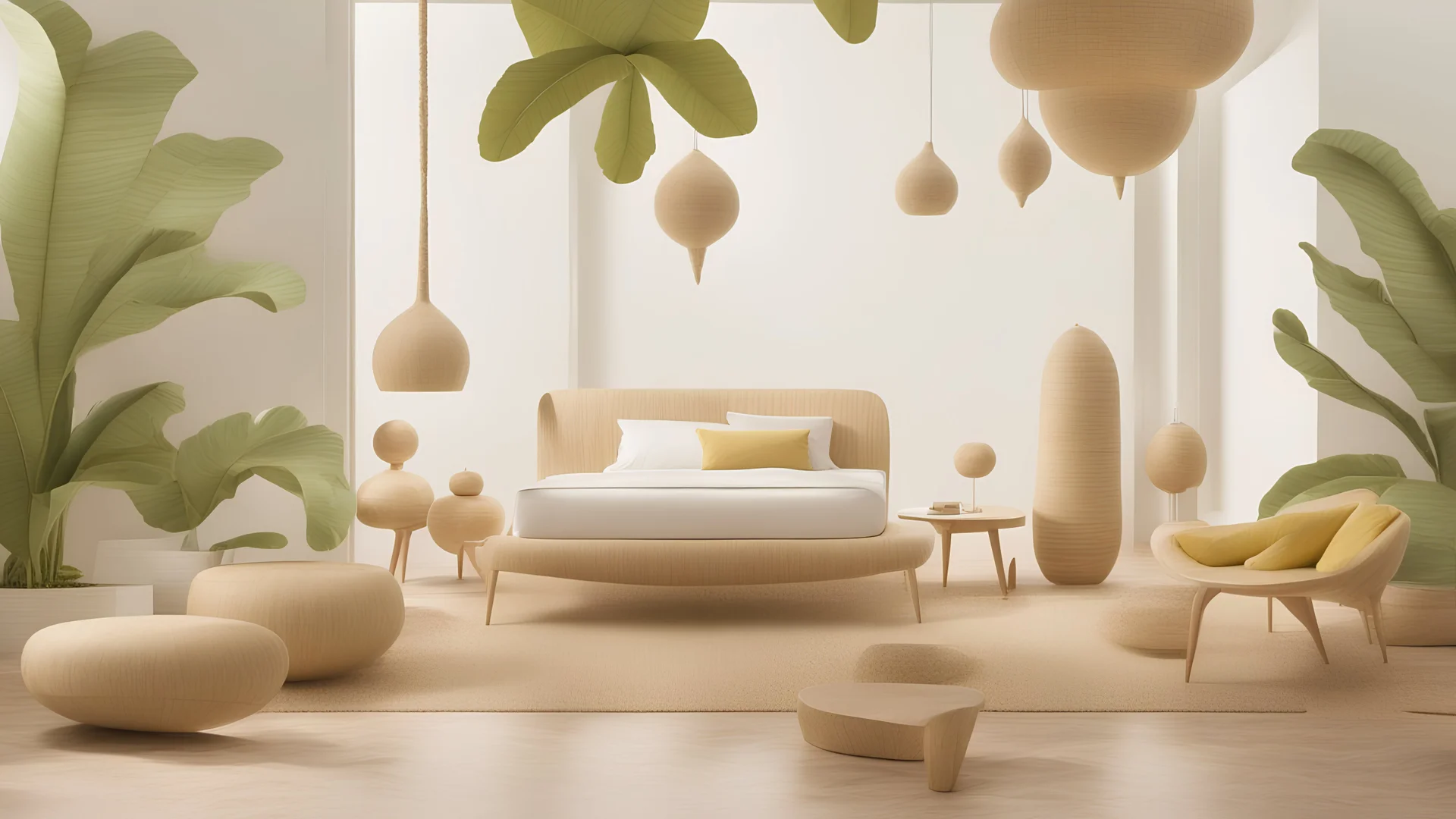 Banana farm made of Organic simplicity, Nature-inspired pieces, Captivating landscapes
