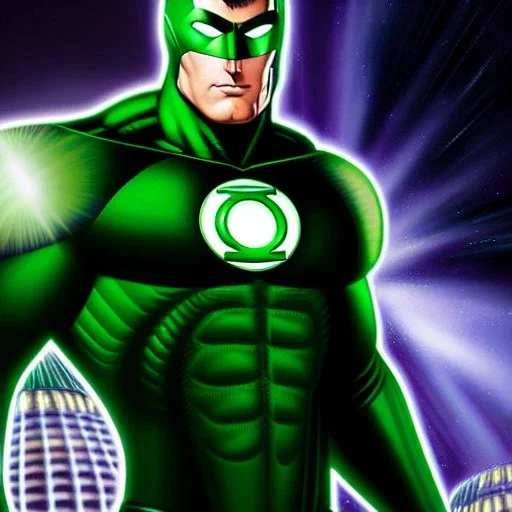 ultra detailed fullbody portrait of Hal Jordan Green lantern ,extremely detailed digital painting, intrincate, extremely detailed face,crystal clear Big Glowing eyes, mystical colors , perfectly centered image, perfect composition, rim light, beautiful lighting, 8k, stunning scene, raytracing, in the style of robert e howard and pablo oliveira and Ken Kelley and Ohrai Noriyoshi and Simon Bisley