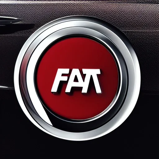 fiat car brand logo futuristic badge