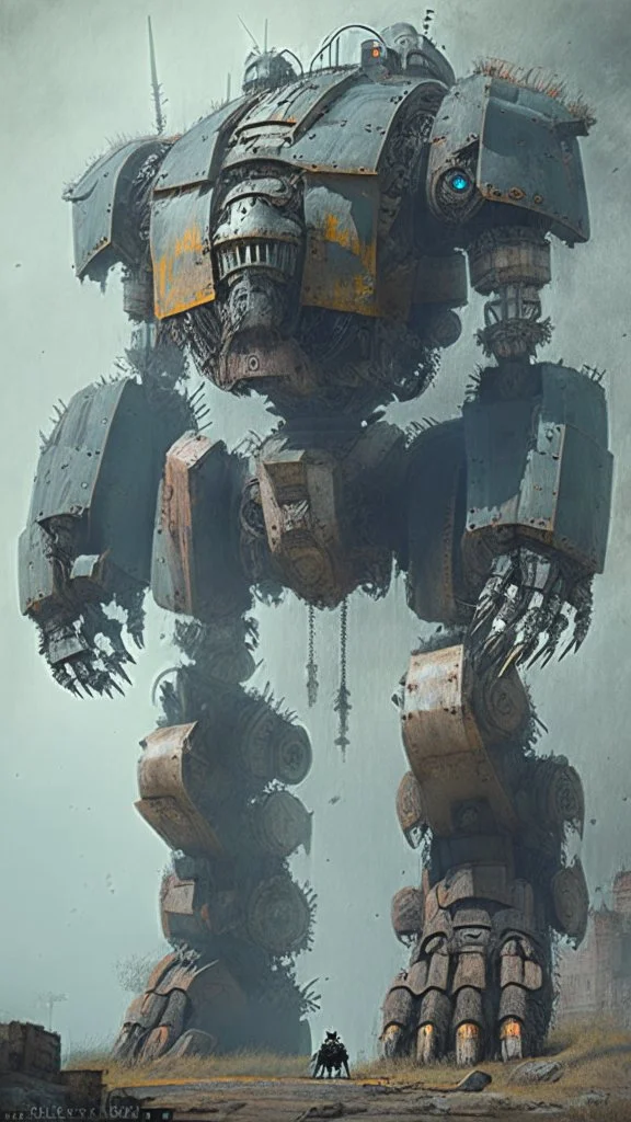 giant medieval mech