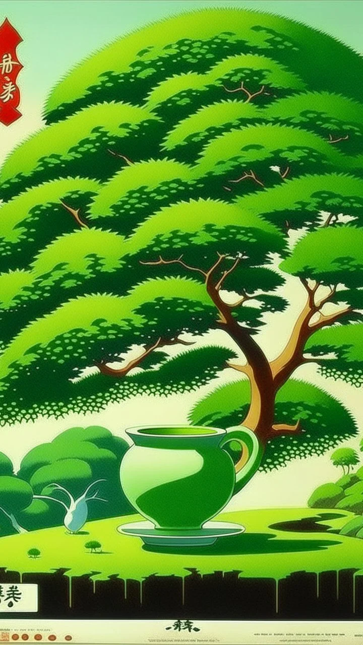 Japanese Matcha Tree Australian Ad 80s