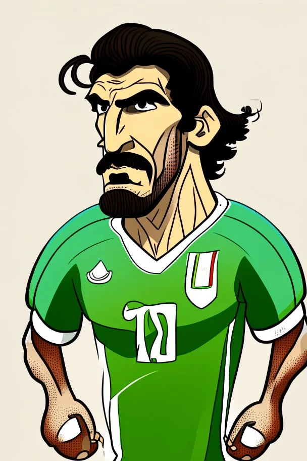 Guglielmo Vicario Italian football player cartoon 2d